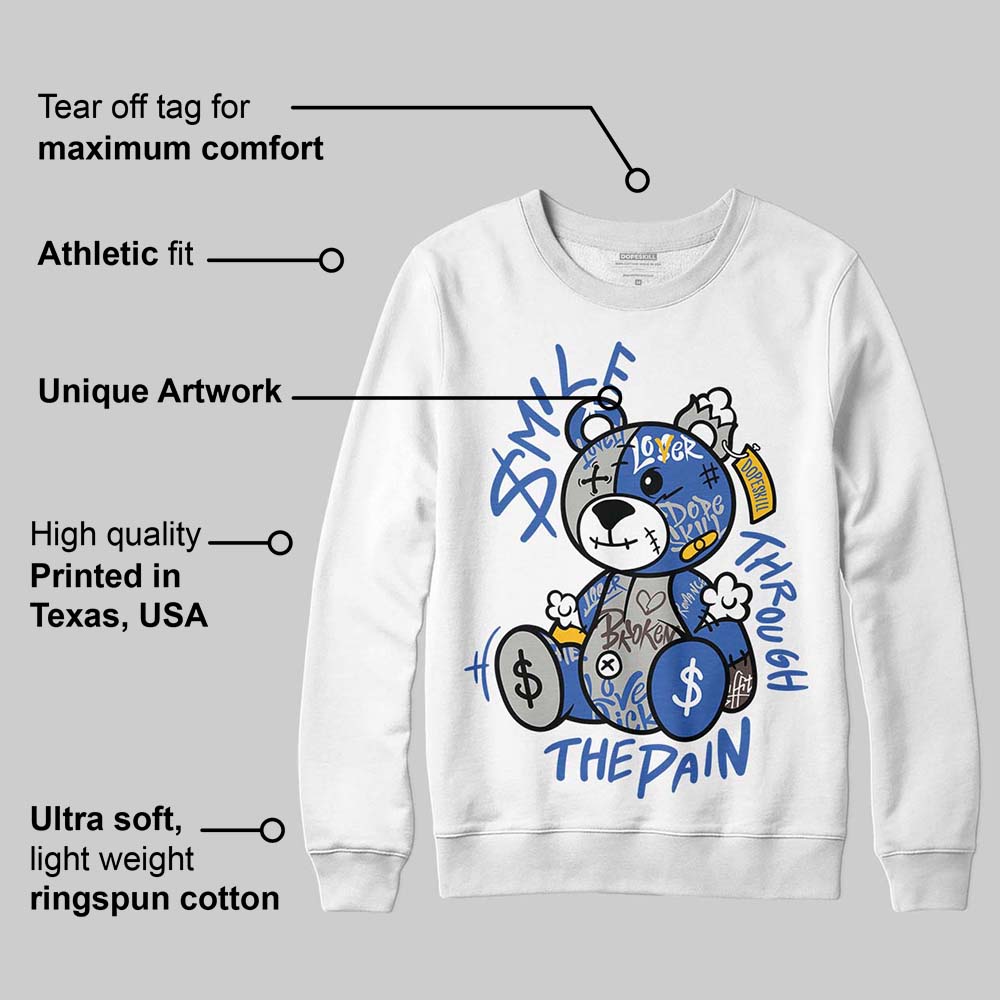 Lucky Shorts 3s superstreetwear Sweatshirt Smile Through The Pain Graphic