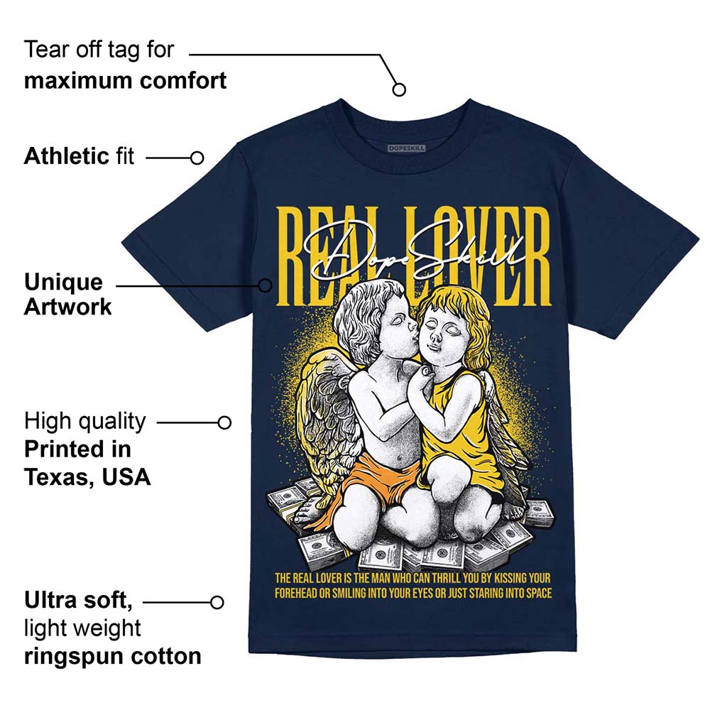 Michigan Dunks superstreetwear Midnight Navy T-Shirt Real Lover Graphic