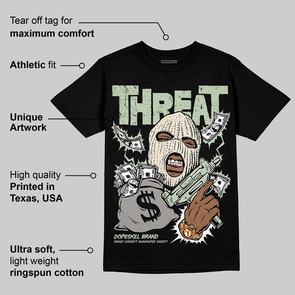 Seafoam 4s 2025 superstreetwear T-Shirt Under Threat Graphic