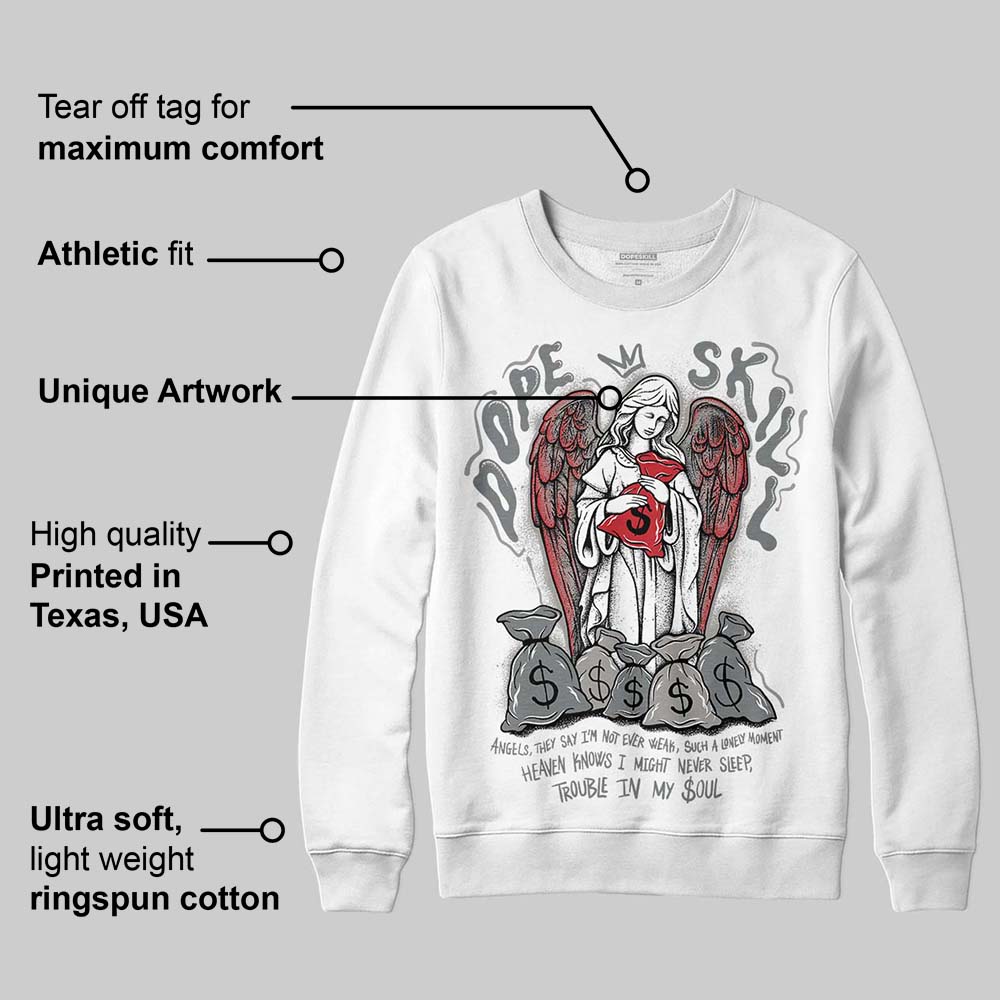 Cool Grey 9s superstreetwear Sweatshirt Angels Graphic