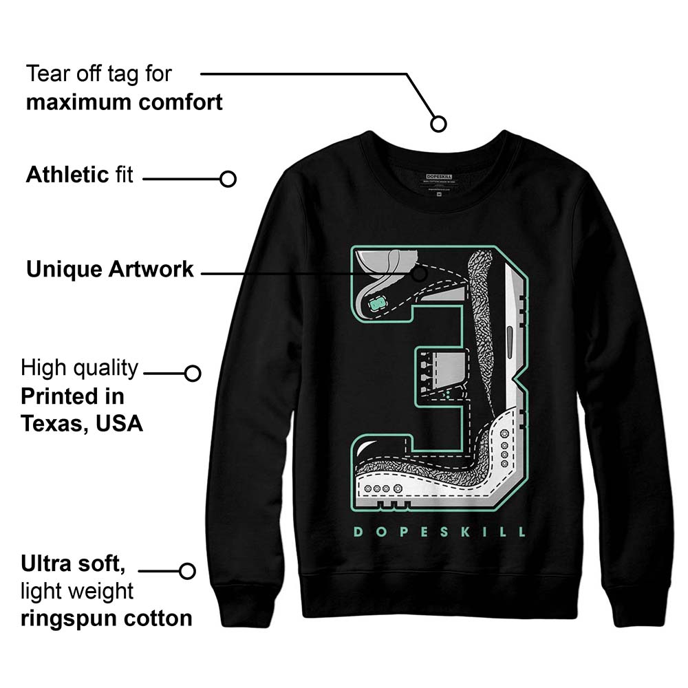 Green Glow 3s superstreetwear Sweatshirt No.3 Graphic