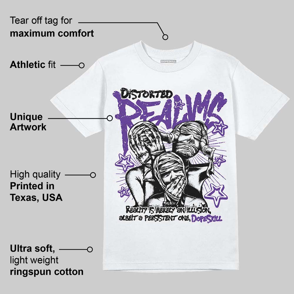 PURPLE Collection superstreetwear T-Shirt Distorted Realms Graphic