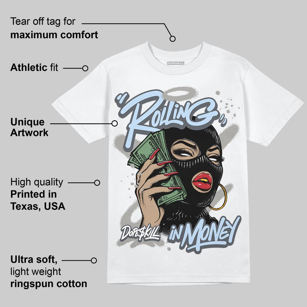 Cool Grey 11s superstreetwear T-Shirt Rolling in Money Graphic