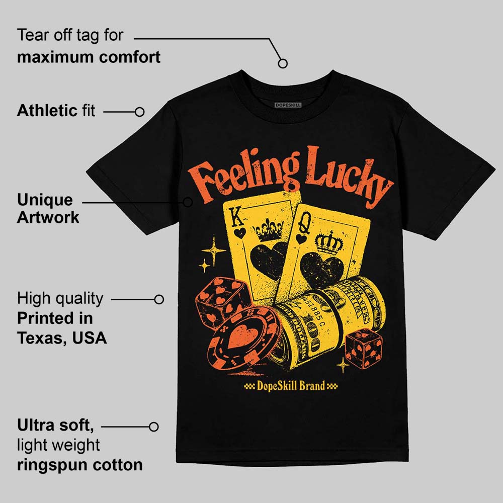 Yellow Collection superstreetwear T-Shirt Feeling Lucky Graphic