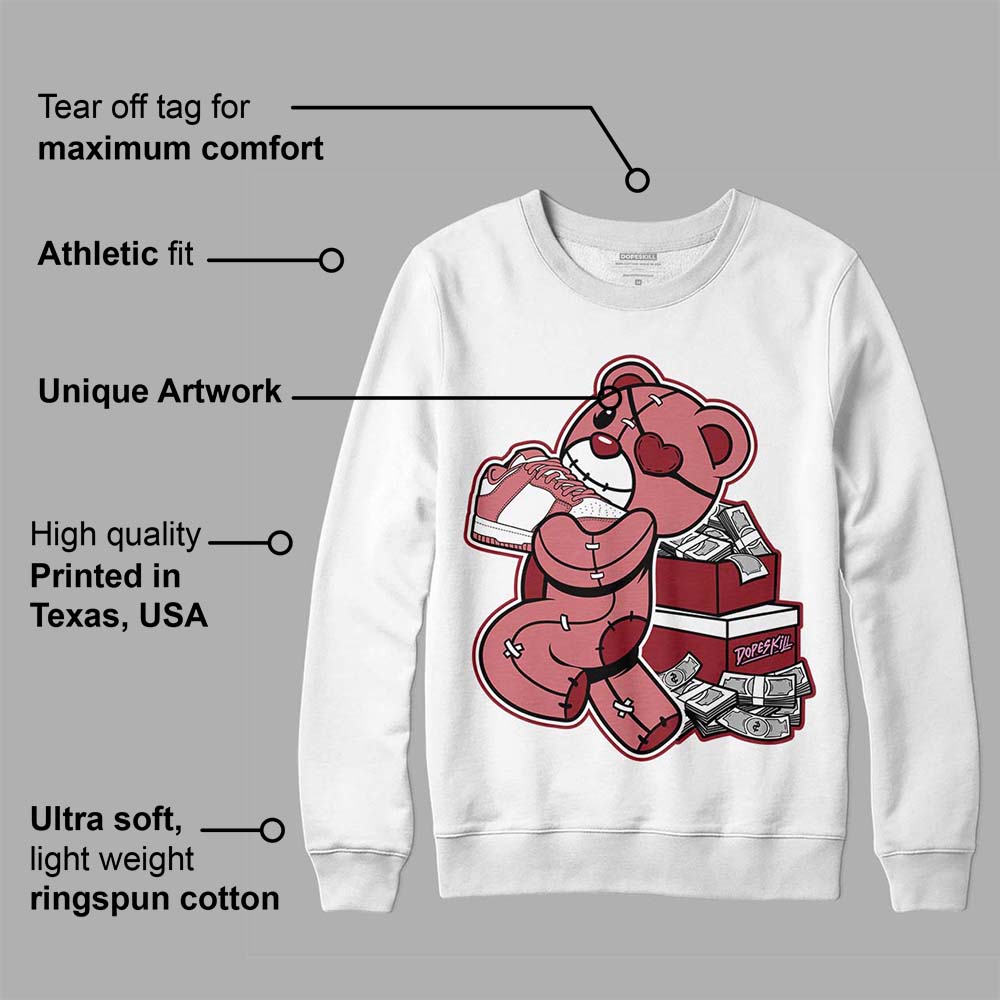 Valentine's Day Collection superstreetwear Sweatshirt Bear Steals Sneaker Graphic