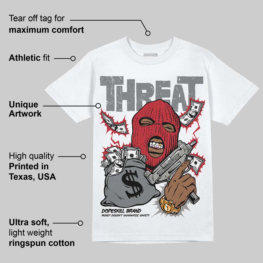Cool Grey 9s superstreetwear T-Shirt Under Threat Graphic
