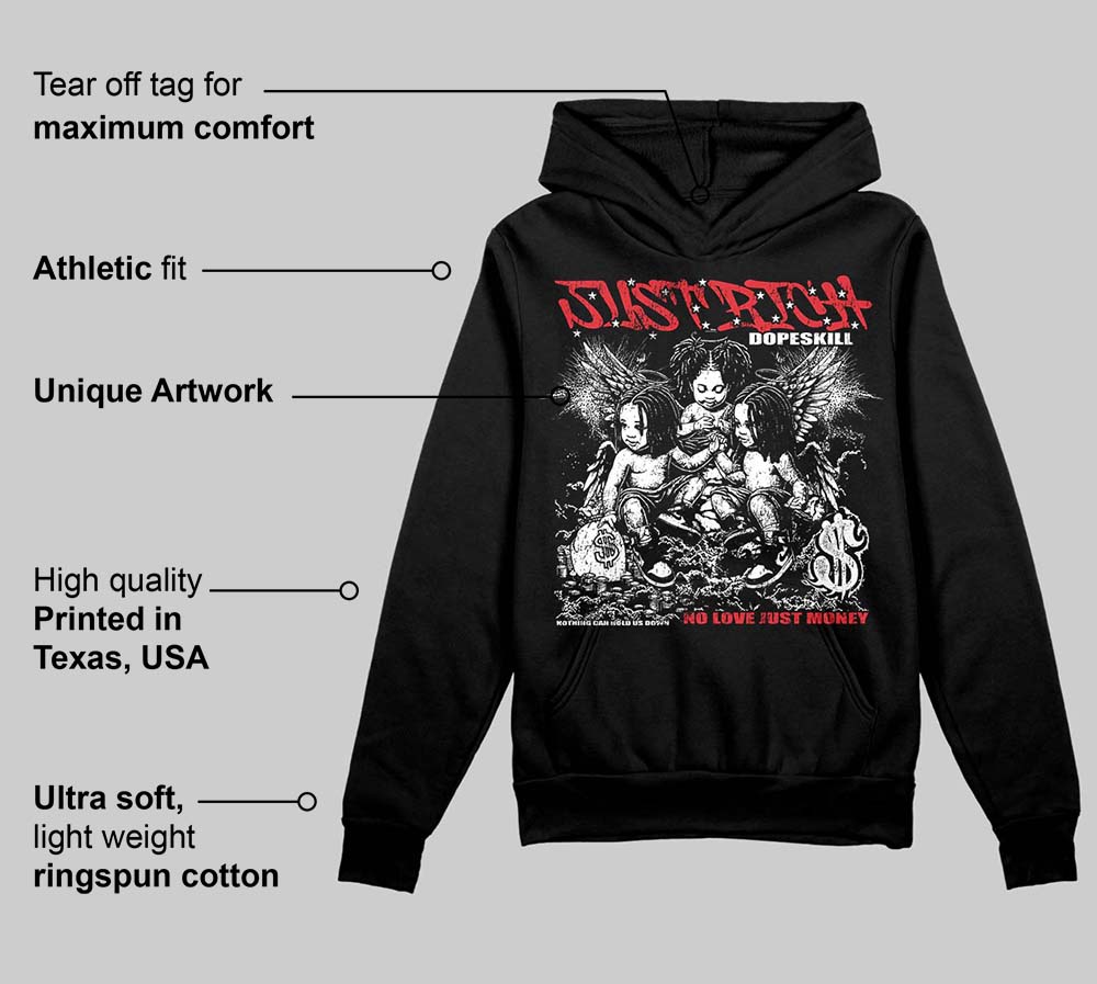 Black and White Collection superstreetwear Hoodie Sweatshirt Just Rich Graphic