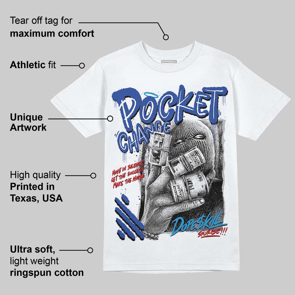 Royal Blue Collection superstreetwear T-Shirt Pocket Change Graphic