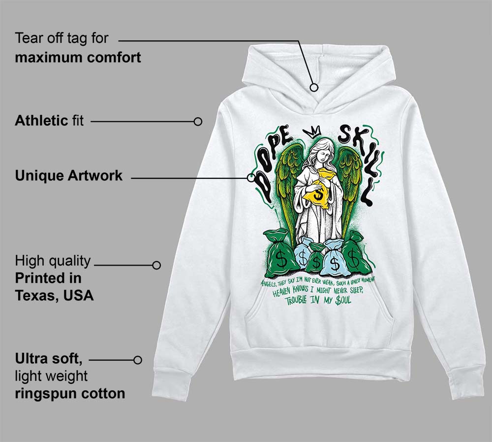 Lucky Green 5s superstreetwear Hoodie Sweatshirt Angels Graphic