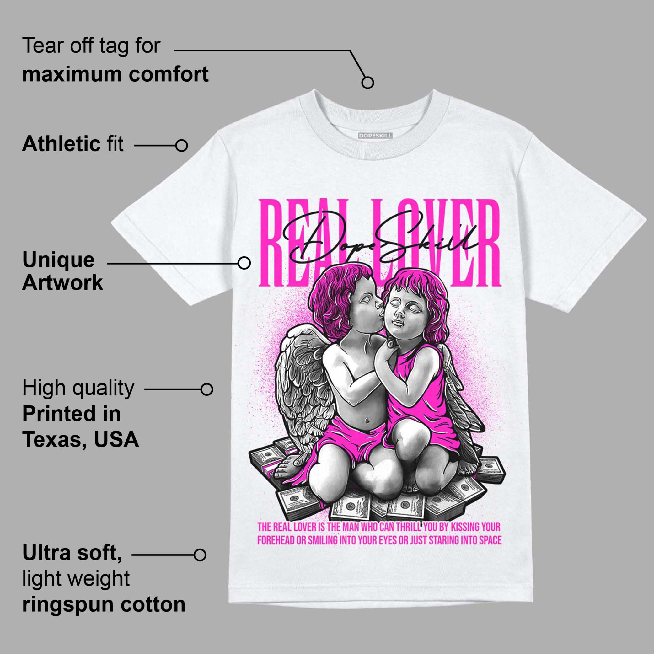 Dunk Low Active Fuchsia superstreetwear T-Shirt Real Lover Graphic