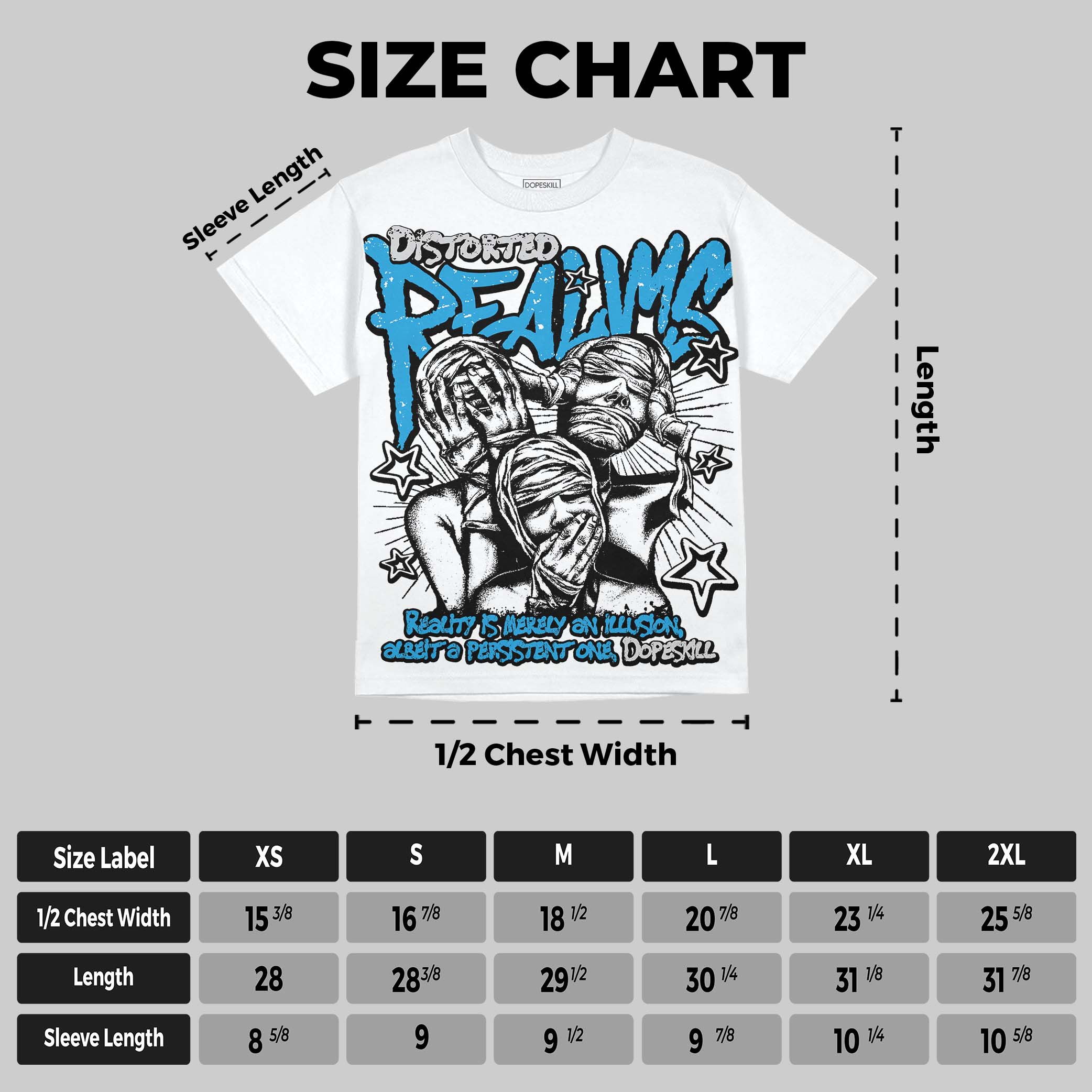 Military Blue 4s superstreetwear Oversize Print T-Shirt Distorted Realms Graphic