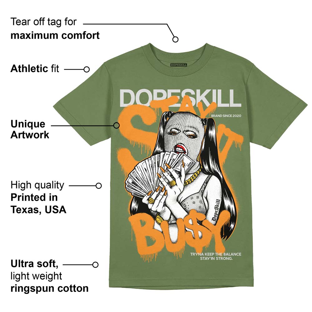 Olive 5s superstreetwear Olive T-shirt Stay It Busy Graphic