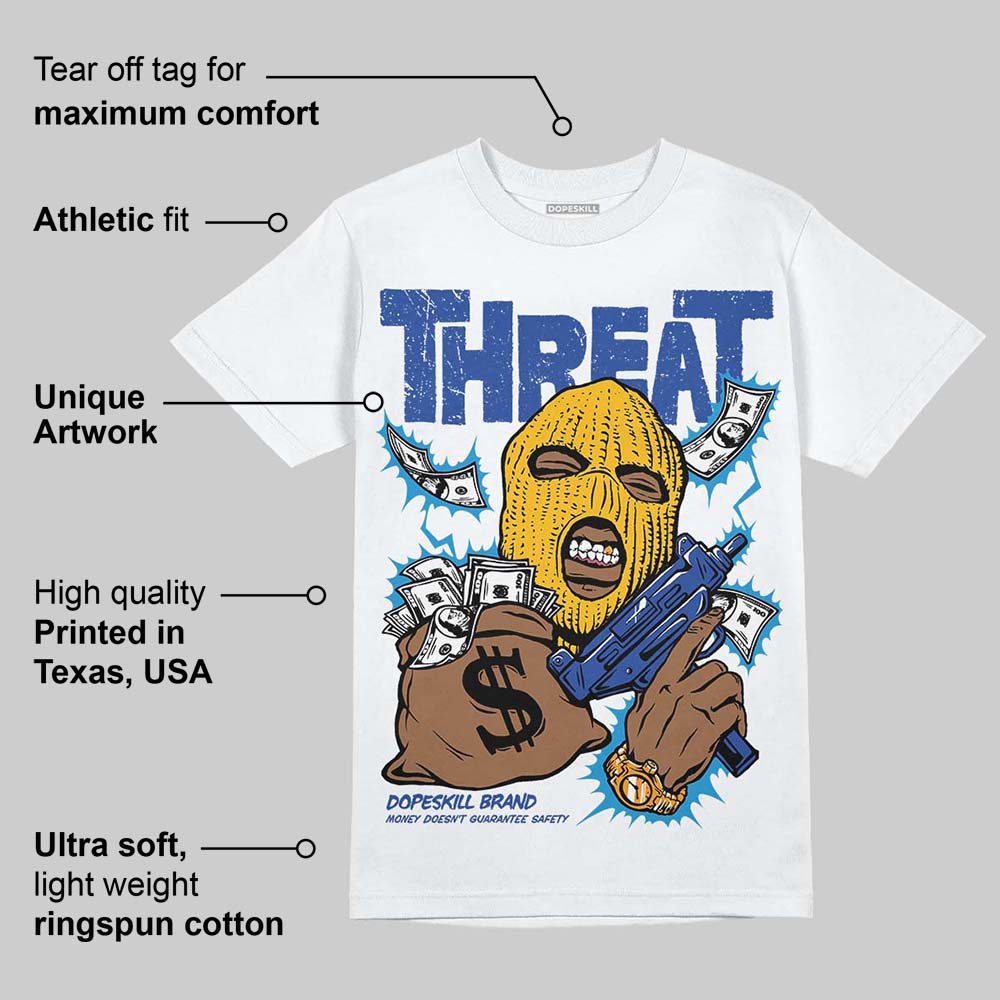 Royal Blue Collection superstreetwear T-Shirt Under Threat Graphic