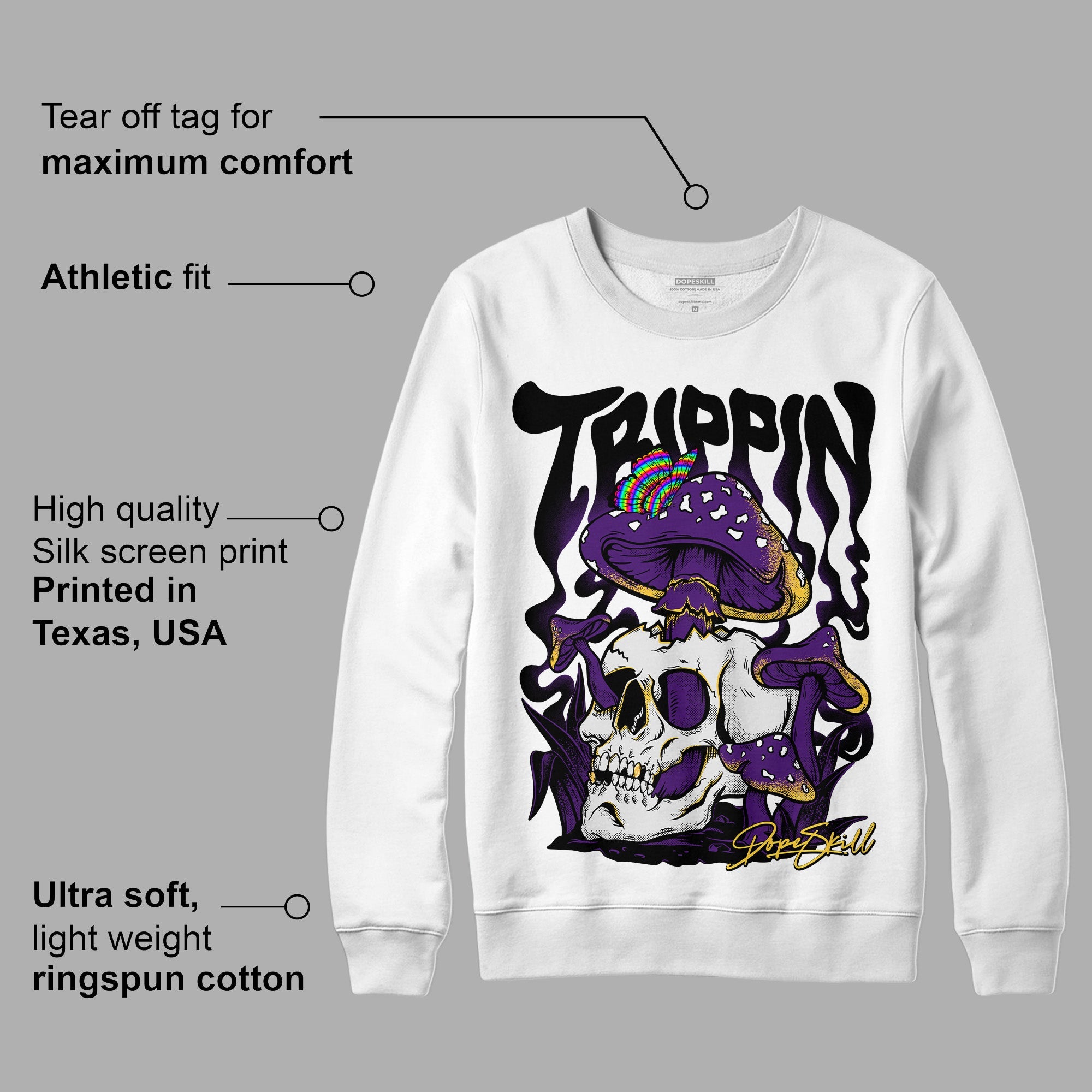 Field Purple 12s superstreetwear Sweatshirt Trippin Graphic