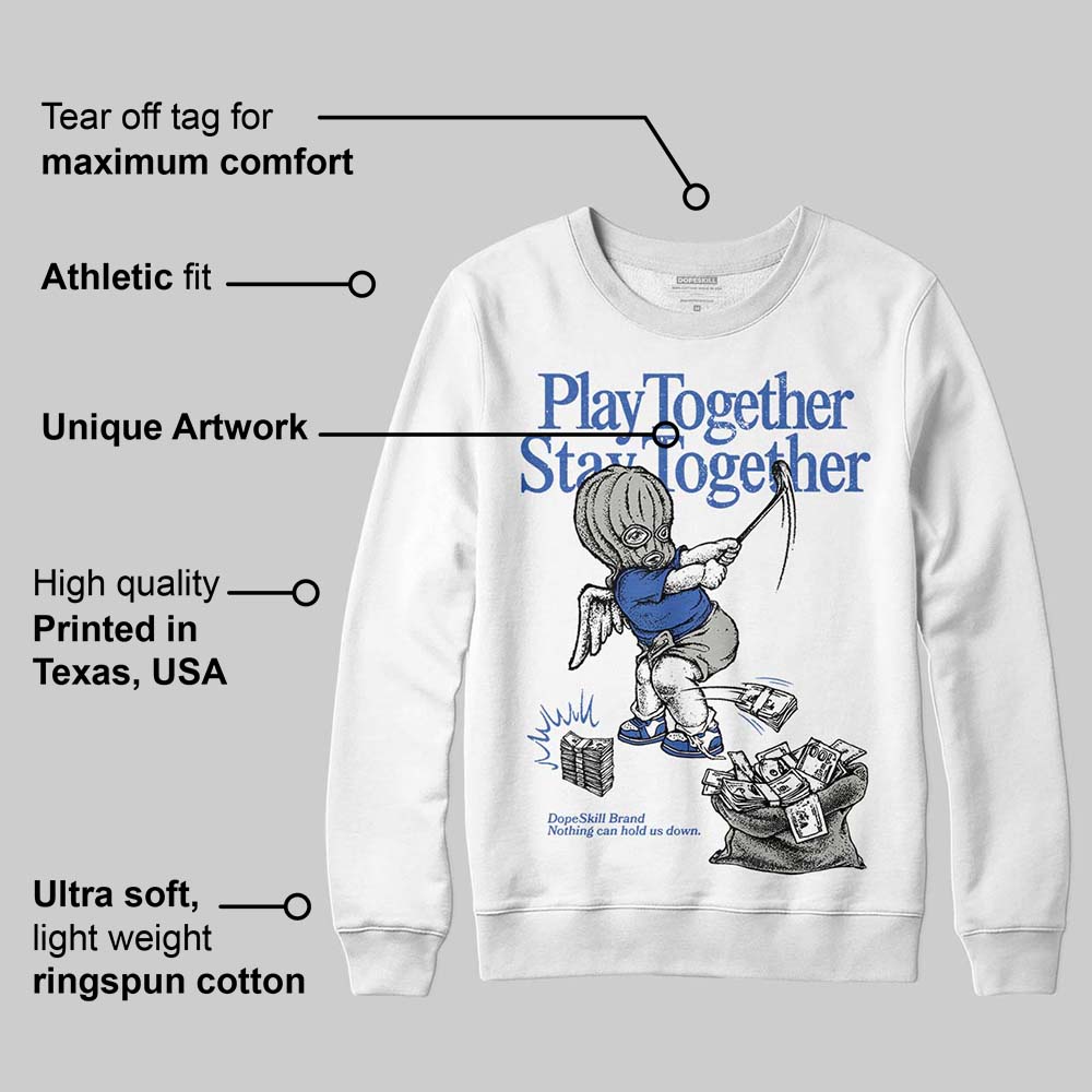 Lucky Shorts 3s superstreetwear Sweatshirt Play together,Stay together Graphic