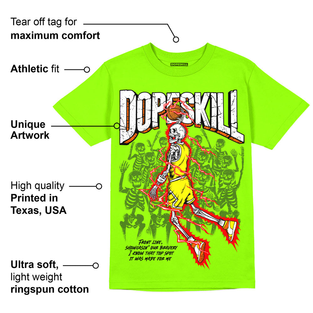 Neon Green Collection superstreetwear Neon Green T-shirt Thunder Dunk Graphic