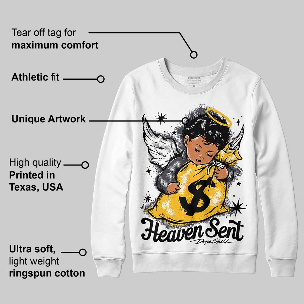 Black Cat 3s superstreetwear Sweatshirt Heaven Sent Graphic