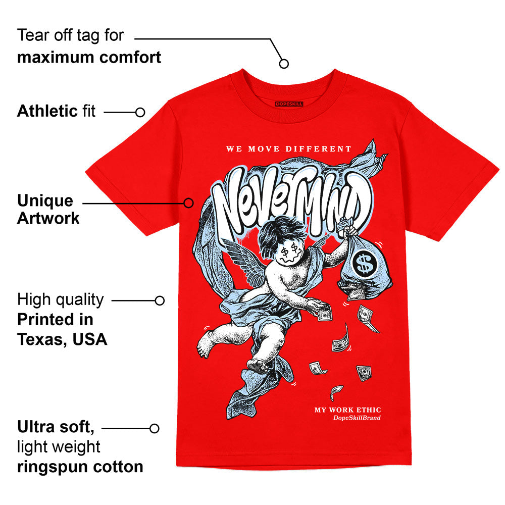 Cherry 11s superstreetwear Varsity Red T-shirt Nevermind Graphic