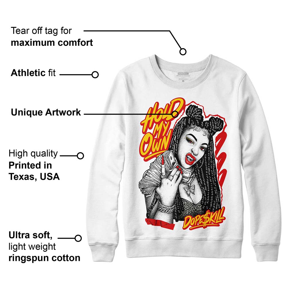 Fire Red 3s superstreetwear Sweatshirt New H.M.O Graphic