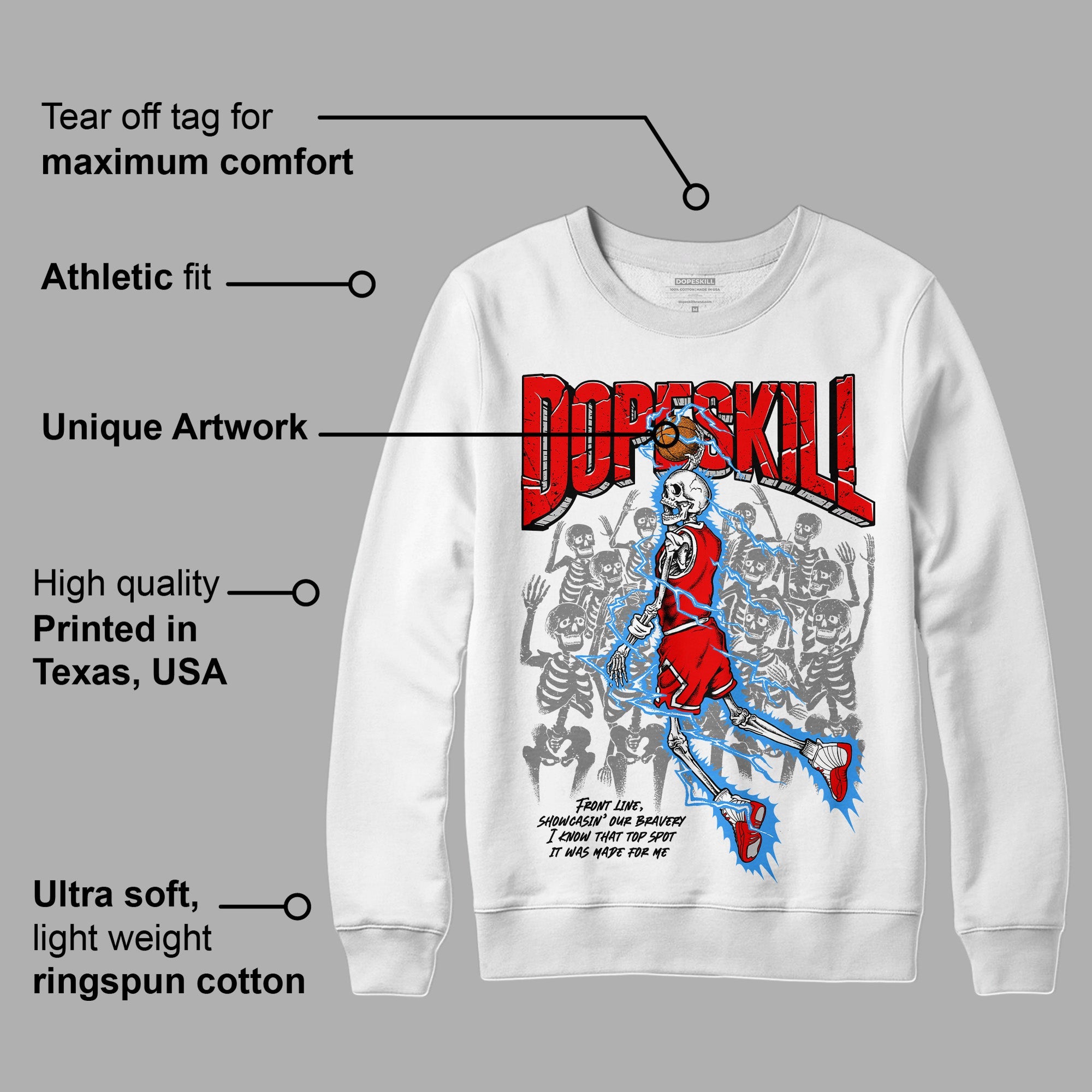 Cherry 12s superstreetwear Sweatshirt Thunder Dunk Graphic
