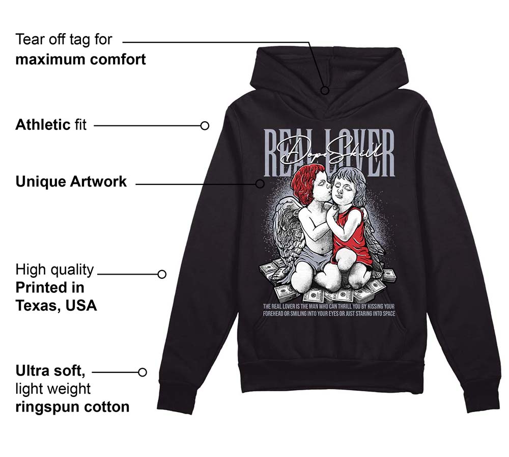 Bred Reimagined 4s superstreetwear Hoodie Sweatshirt Real Lover Graphic