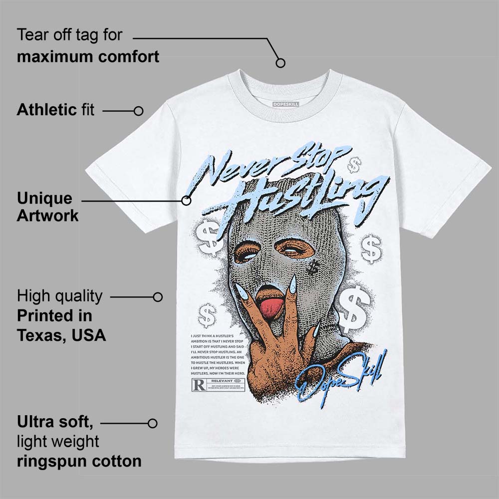 Cool Grey 11s superstreetwear T-Shirt Never Stop Hustling Graphic