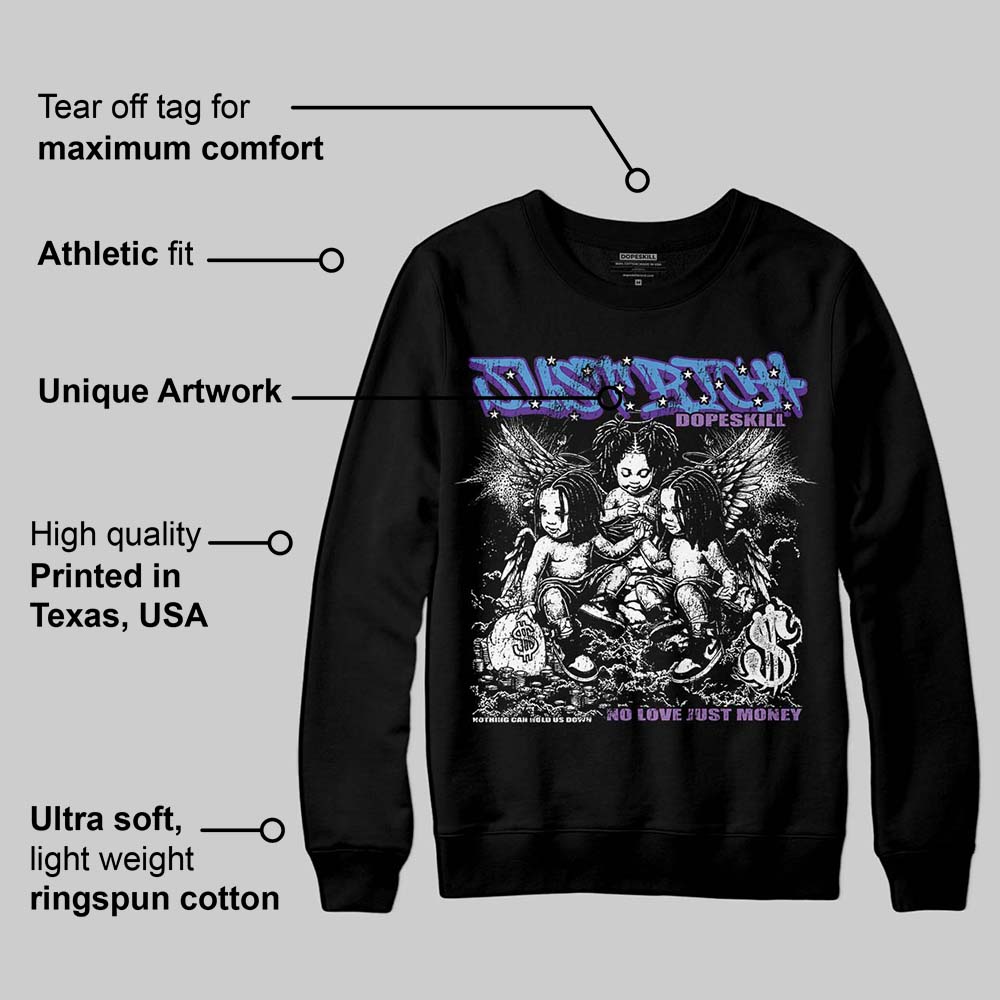 PURPLE Collection superstreetwear Sweatshirt Just Rich Graphic