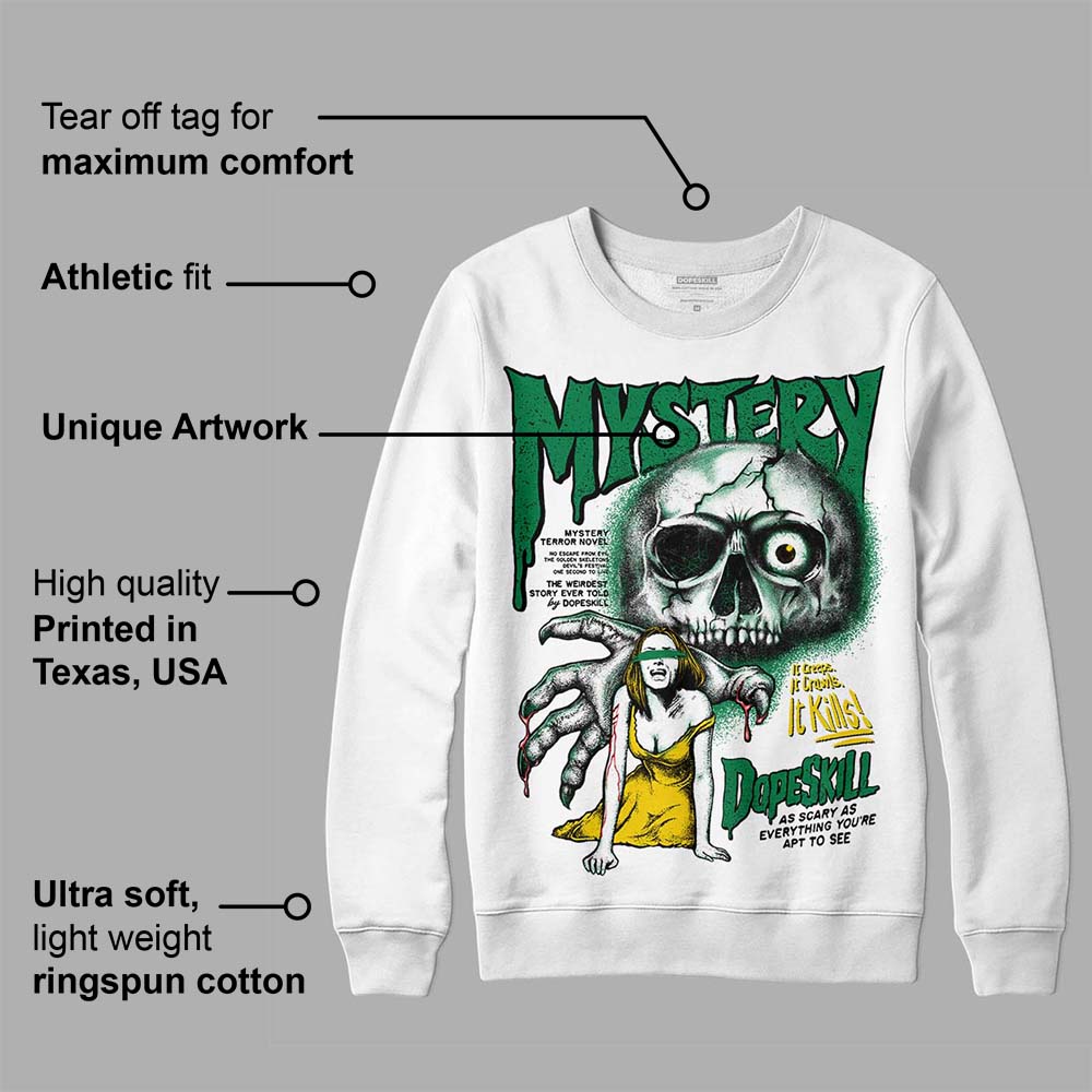 Lucky Green 5s superstreetwear Sweatshirt Mystery Ghostly Grasp Graphic