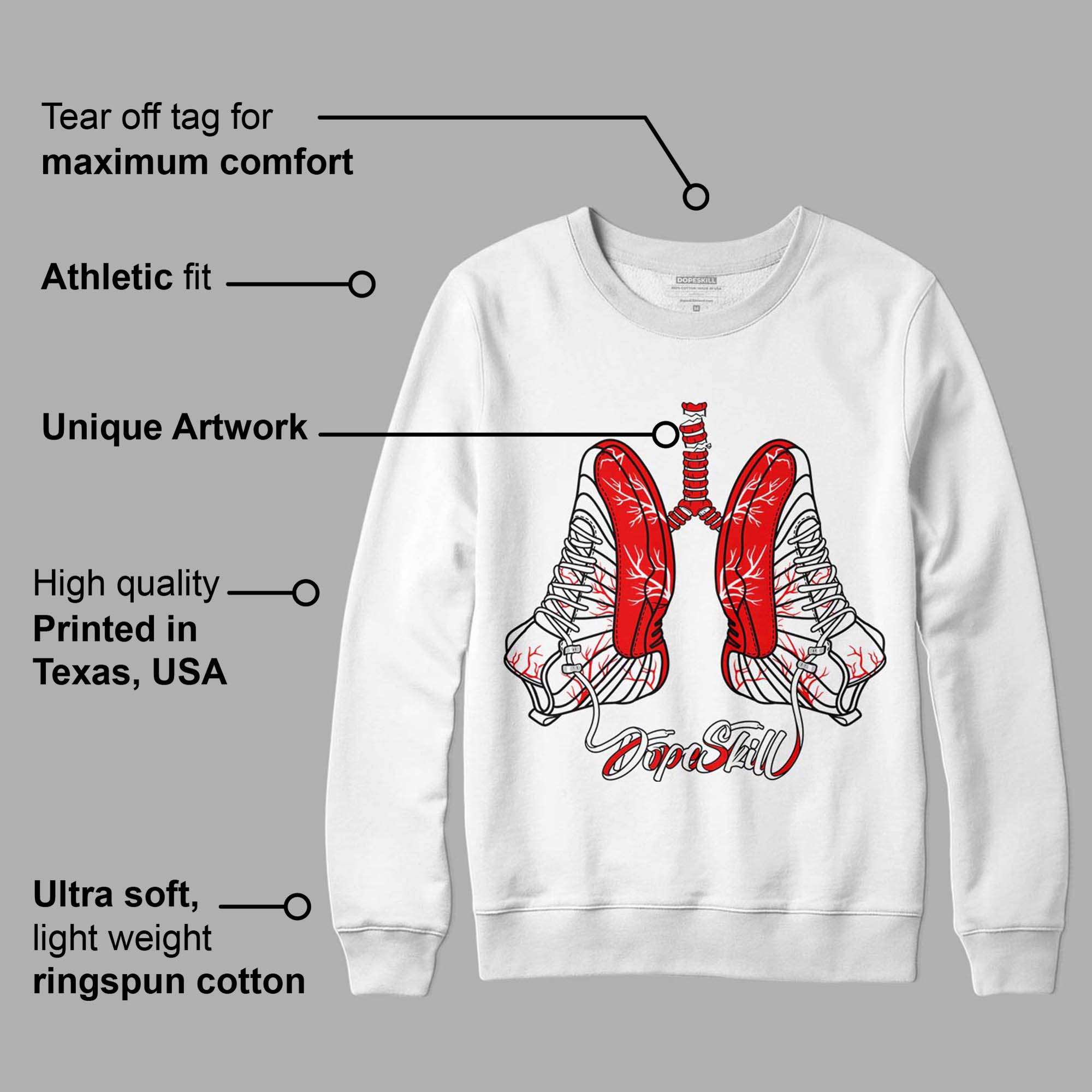 Cherry 12s superstreetwear Sweatshirt Breathe Graphic