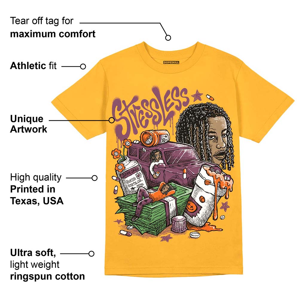 Brotherhood 1s High OG superstreetwear University Gold T-shirt Stressless Graphic