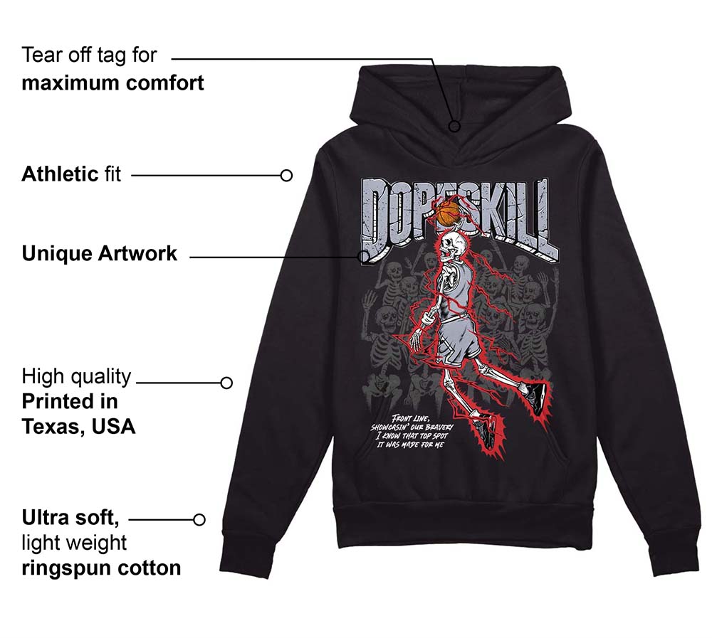 Bred Reimagined 4s superstreetwear Hoodie Sweatshirt Thunder Dunk Graphic