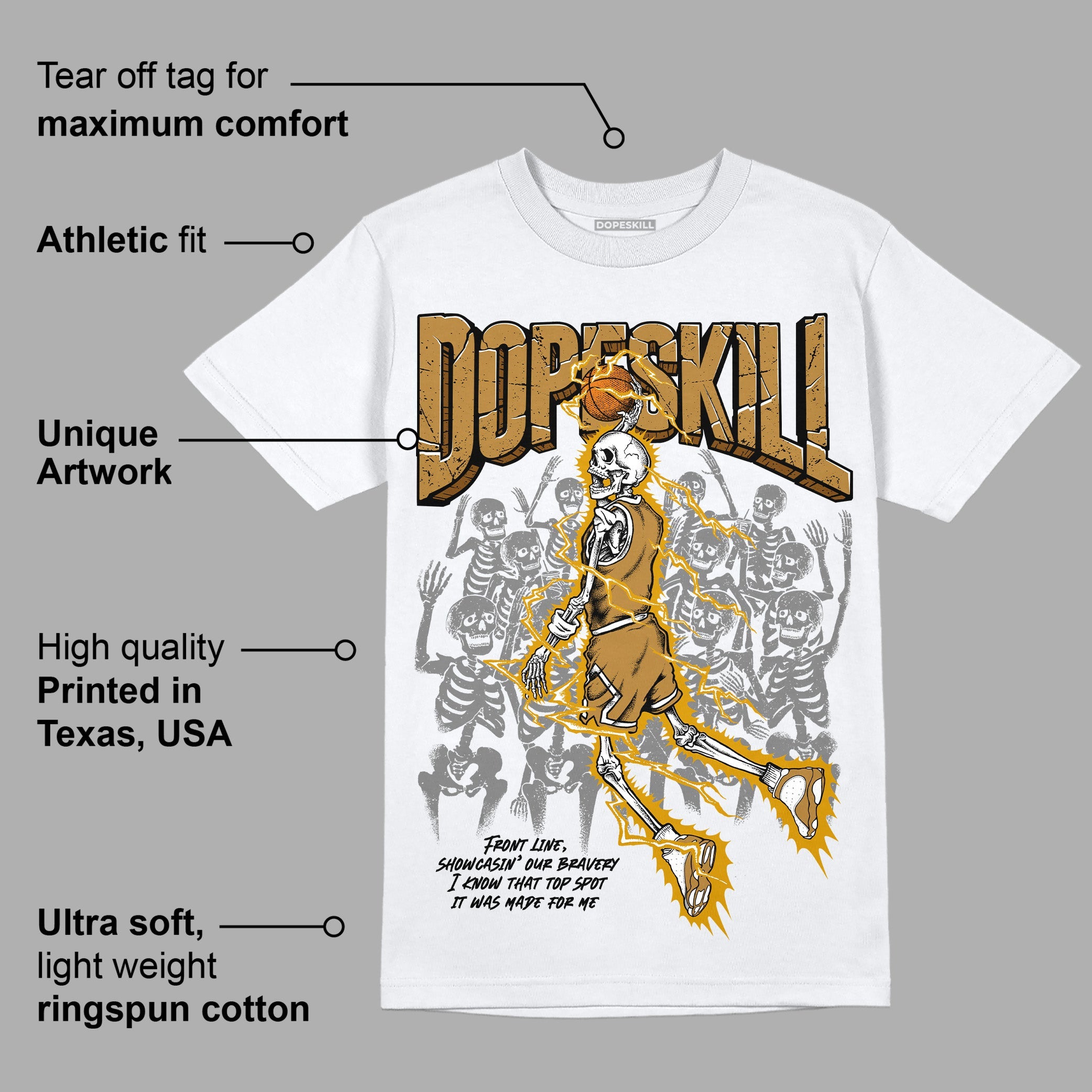Wheat 13s superstreetwear T-Shirt Thunder Dunk Graphic