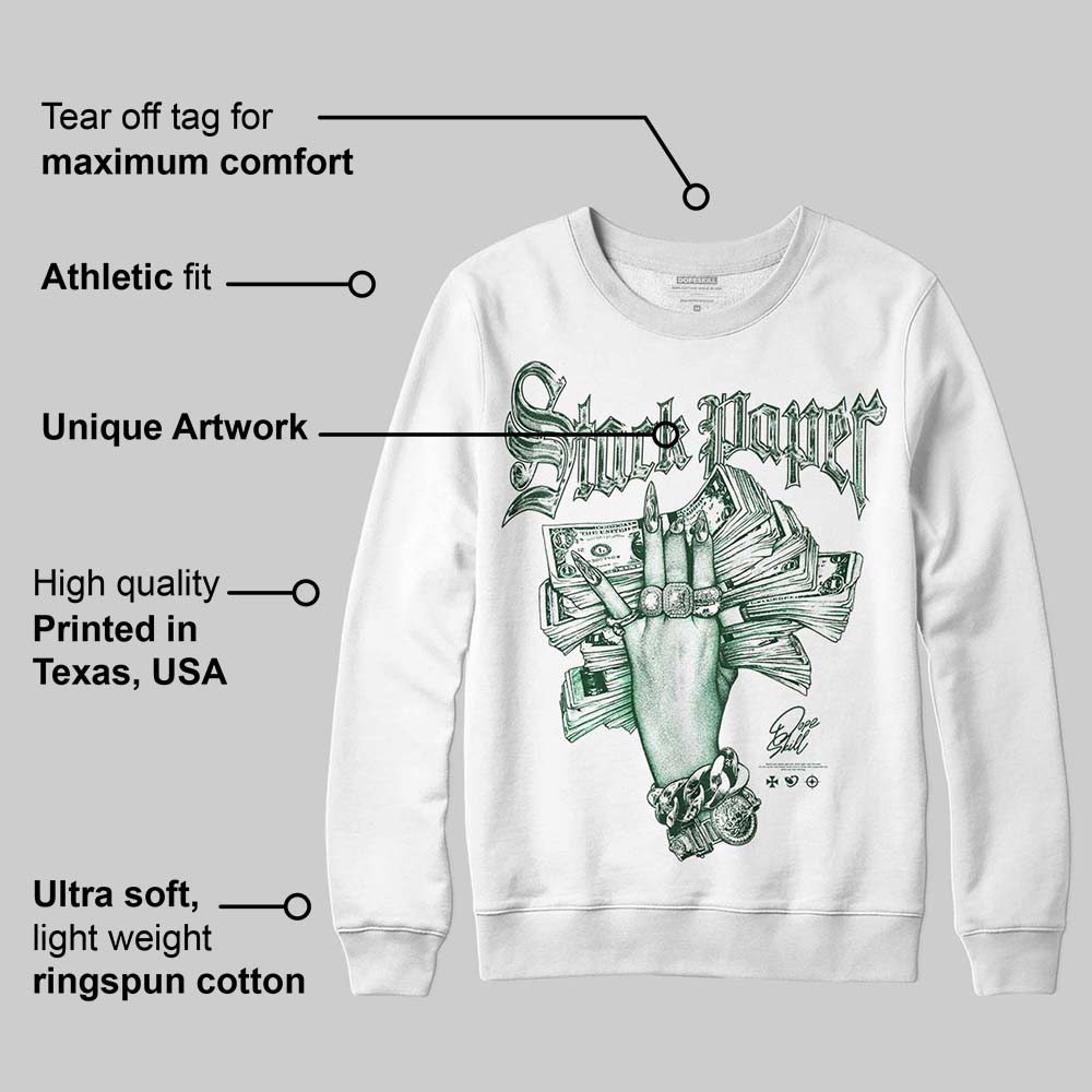 Green Collection superstreetwear Sweatshirt Stack Paper Graphic