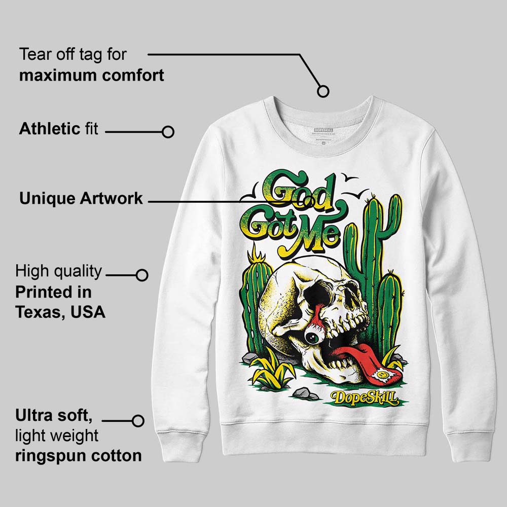 Dunk Reverse Brazil superstreetwear Sweatshirt God Got Me Graphic