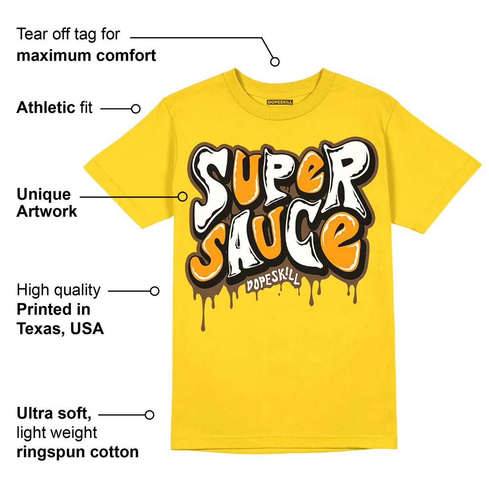 Yellow Ochre 6s superstreetwear Yellow T-shirt Super Sauce Graphic