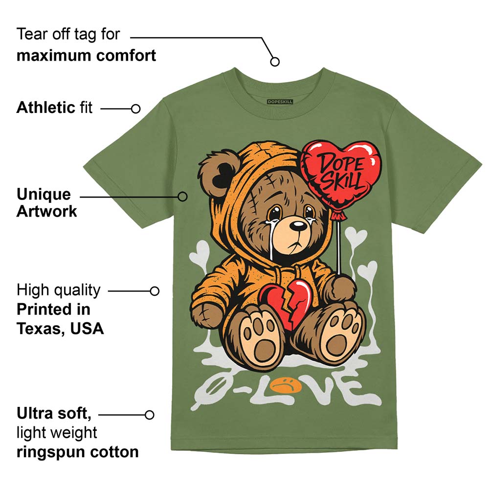 Olive 5s superstreetwear Olive T-shirt Broken Bear Graphic