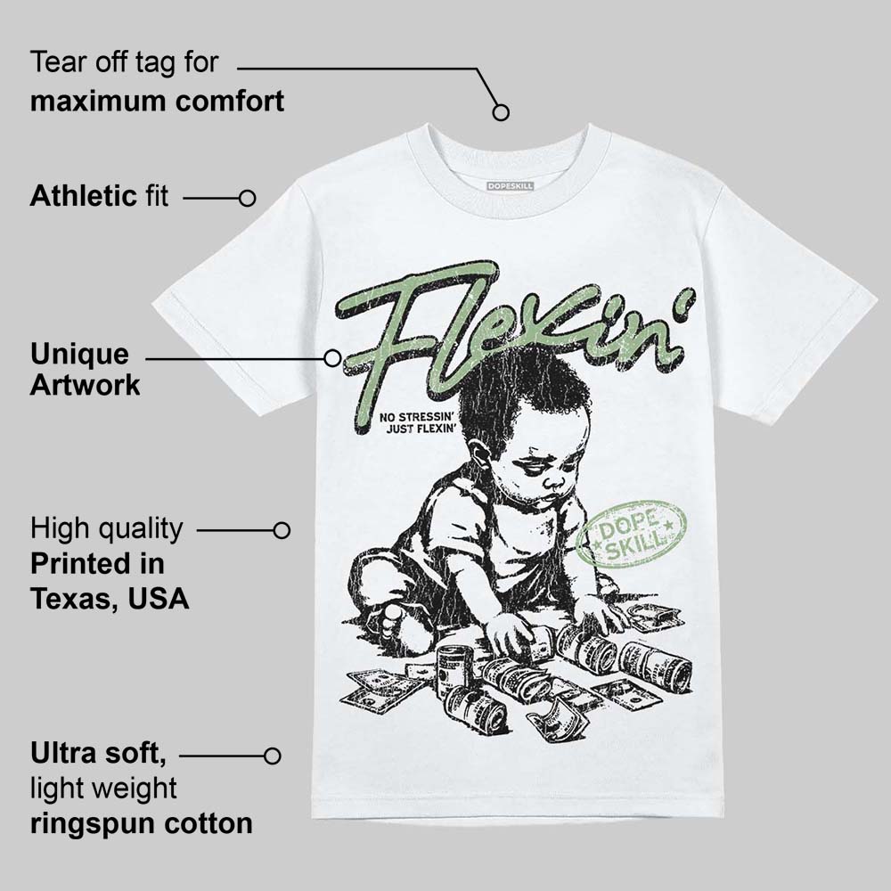 Seafoam 4s superstreetwear T-Shirt Flexin' Graphic