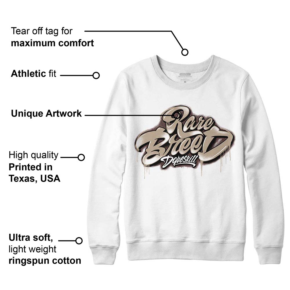 Latte 1s superstreetwear Sweatshirt Rare Breed Type Graphic