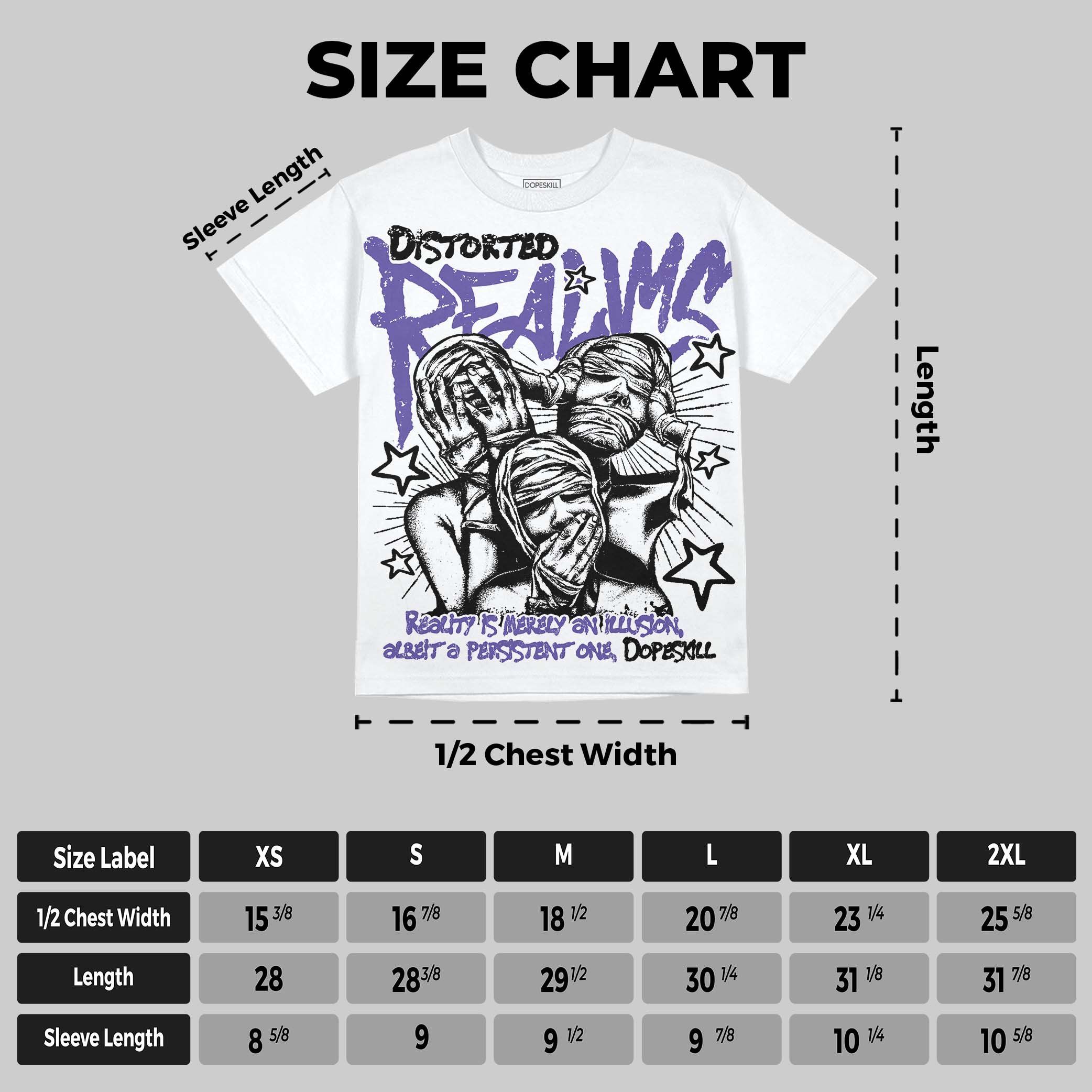 Grape 5s superstreetwear Oversize Print T-Shirt Distorted Realms Graphic
