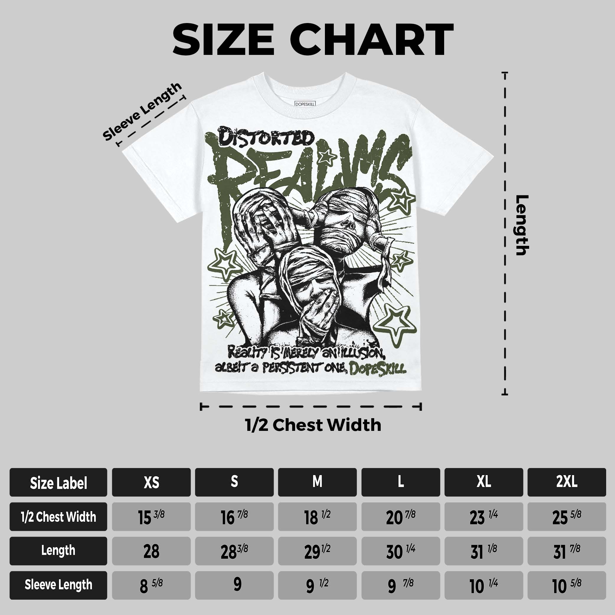 Olive Collection superstreetwear Oversize Print T-Shirt Distorted Realms Graphic