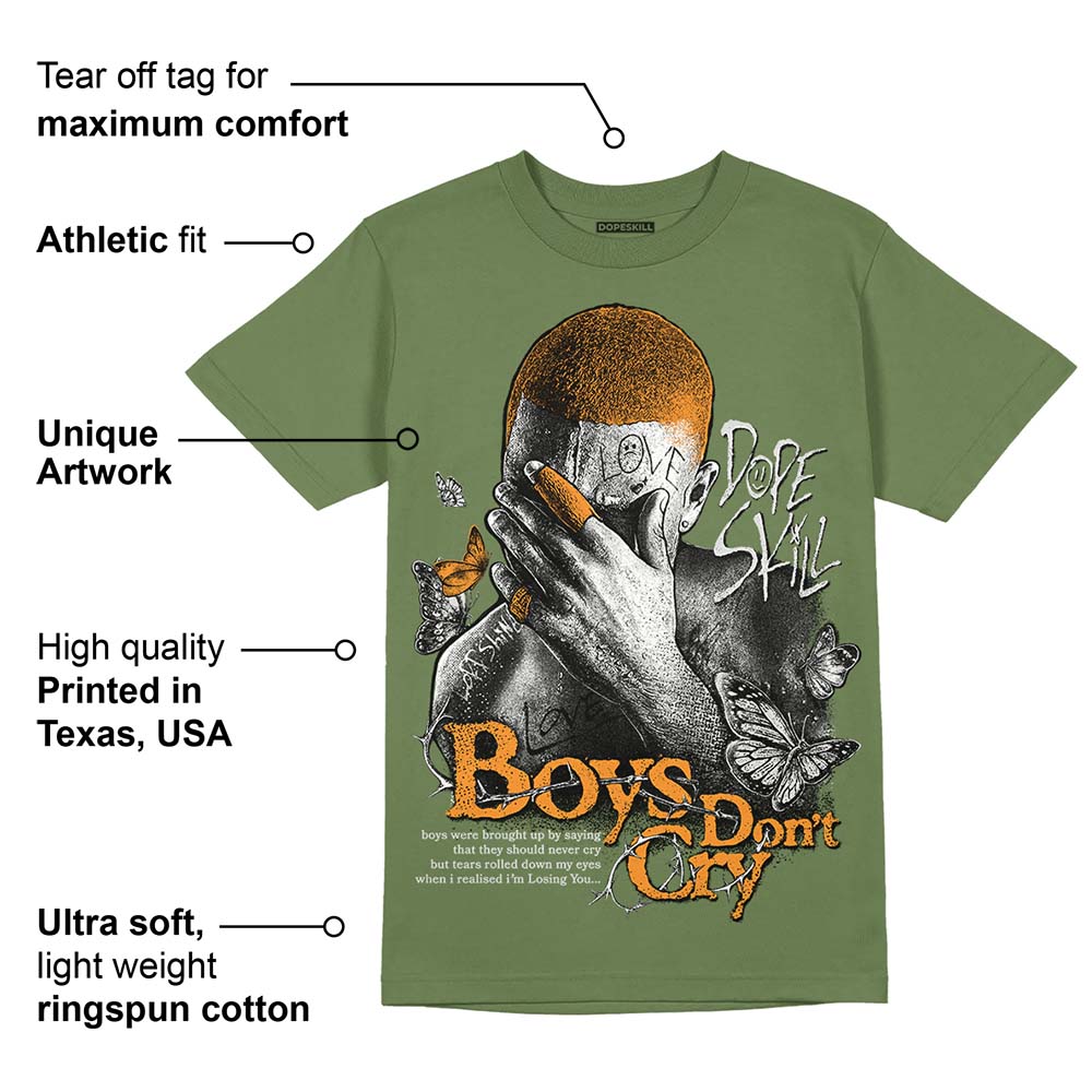 Olive 5s superstreetwear Olive T-shirt Boys Don't Cry Graphic