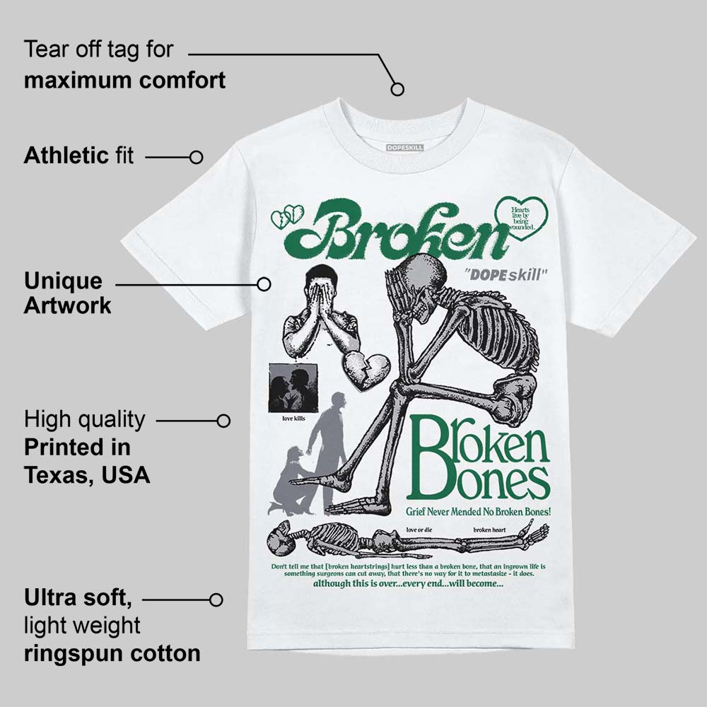 GT-2160 Shamrock Green superstreetwear T-Shirt Broken Bones Graphic