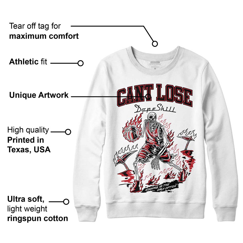 Red Taxi 12s superstreetwear Sweatshirt Cant Lose Graphic