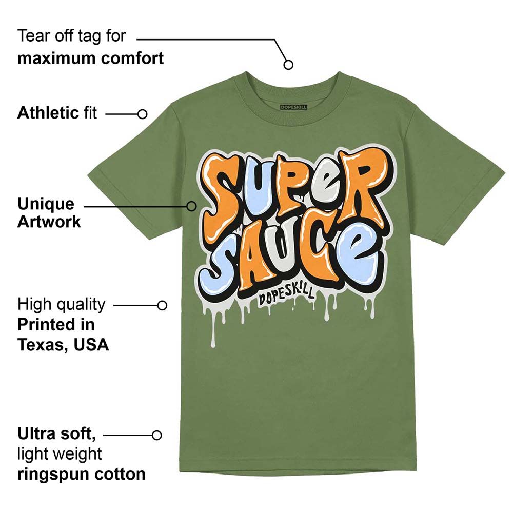 Olive 5s superstreetwear Olive T-shirt Super Sauce Graphic