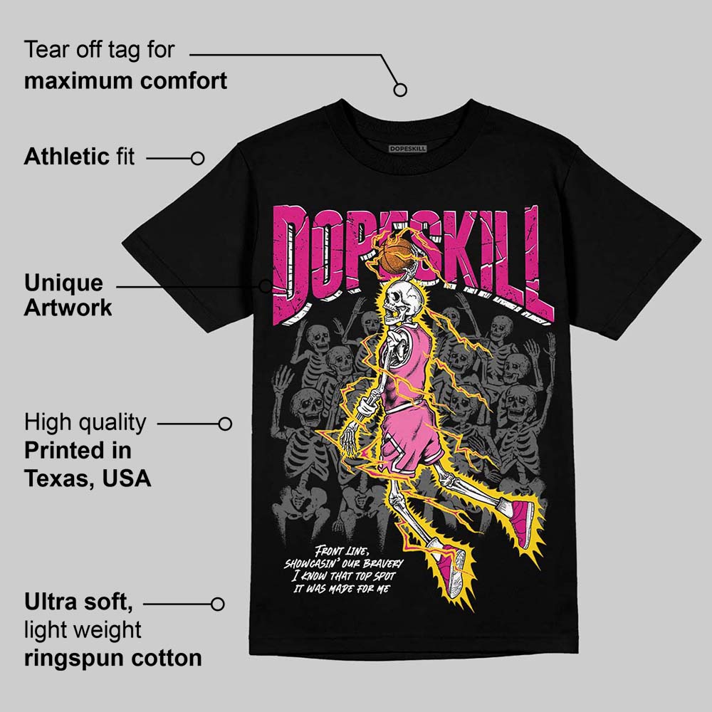 Rick RO Pink Leather Sneakers superstreetwear T-Shirt Thunder Dunk Graphic