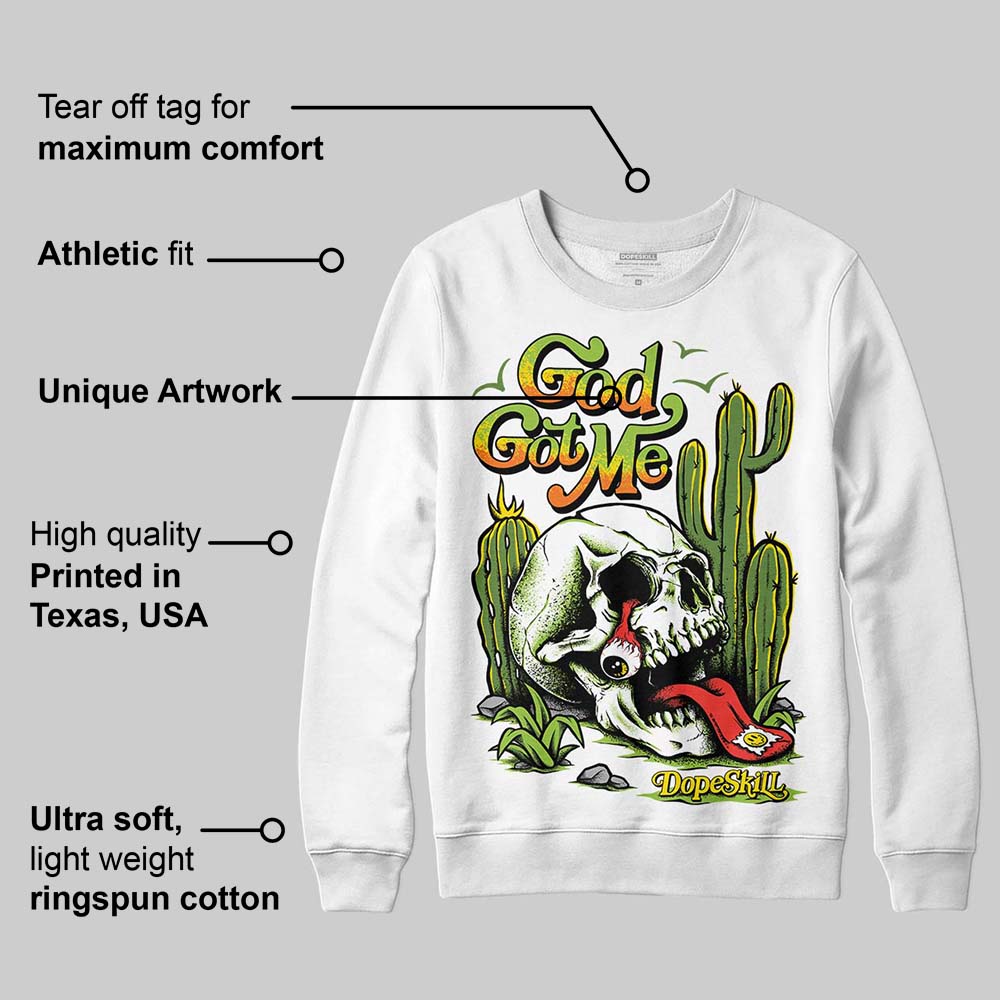 Dunk 'Chlorophyll' superstreetwear Sweatshirt God Got Me Graphic