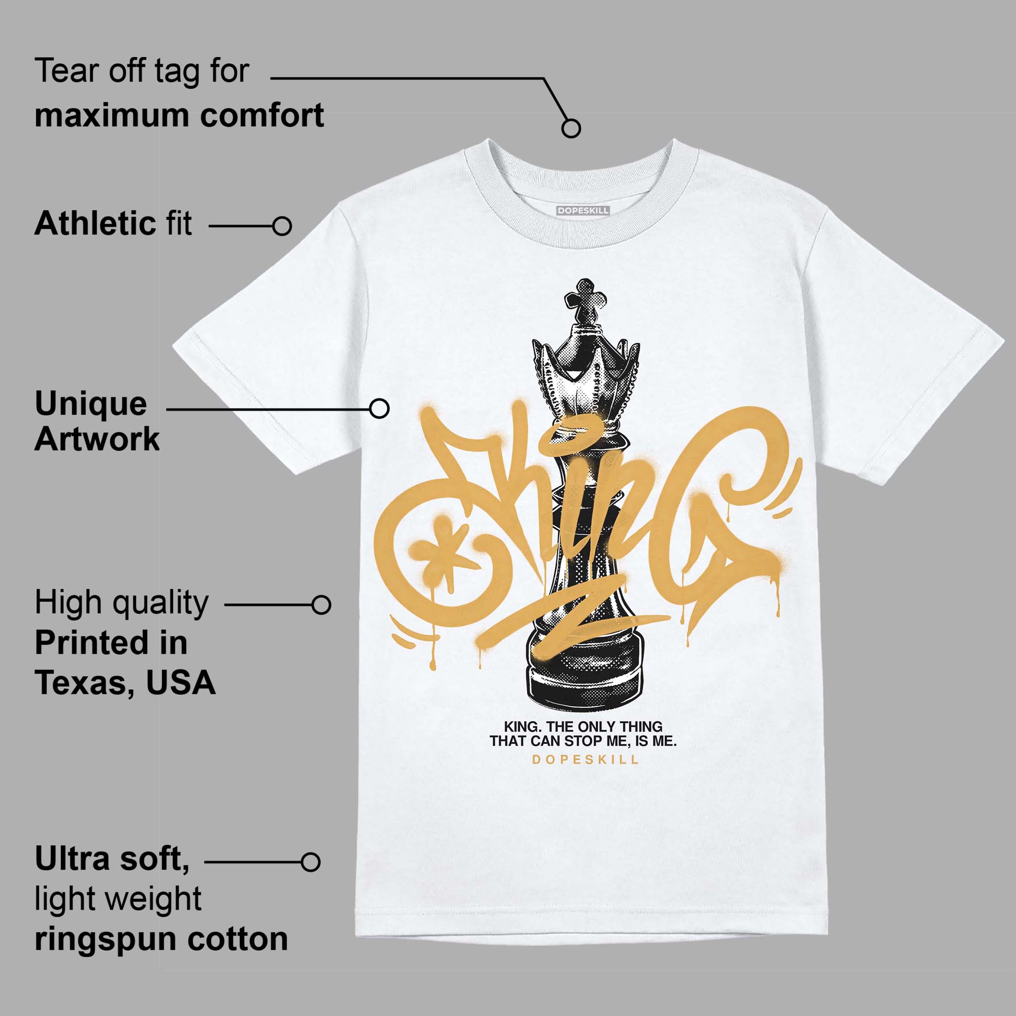 Gratitude 11s superstreetwear T-Shirt King Chess Graphic