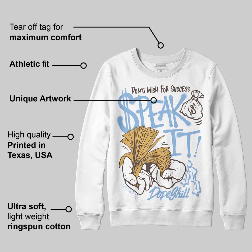 Handball Spezial Light Blue superstreetwear Sweatshirt Speak It Graphic