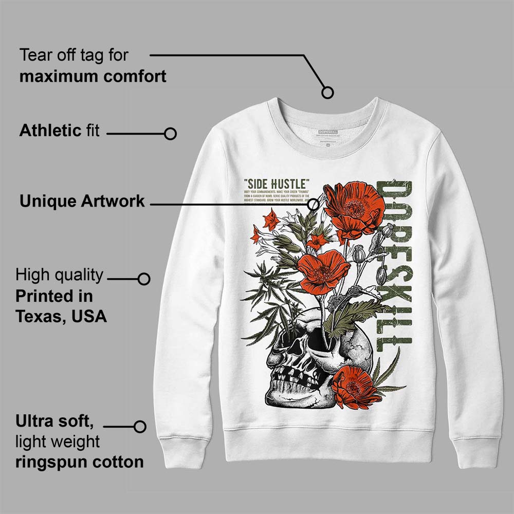 Olive Collection superstreetwear Sweatshirt Side Hustle Graphic