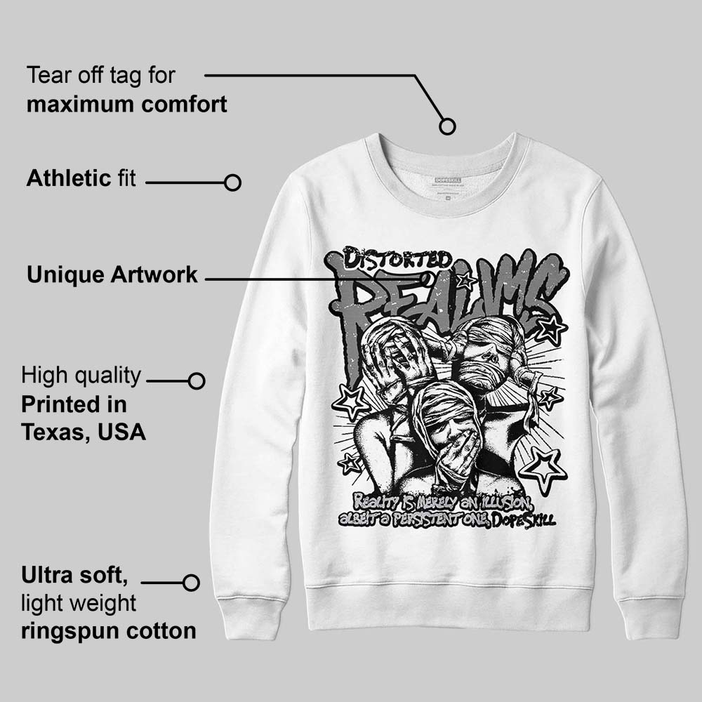 Grey Collection superstreetwear Sweatshirt Distorted Realms Graphic